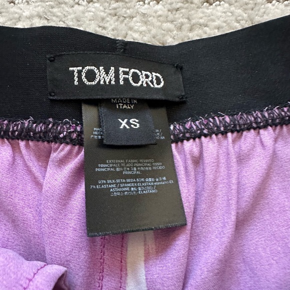 Tom Ford Silk Logo Pants - Picture 5 of 6